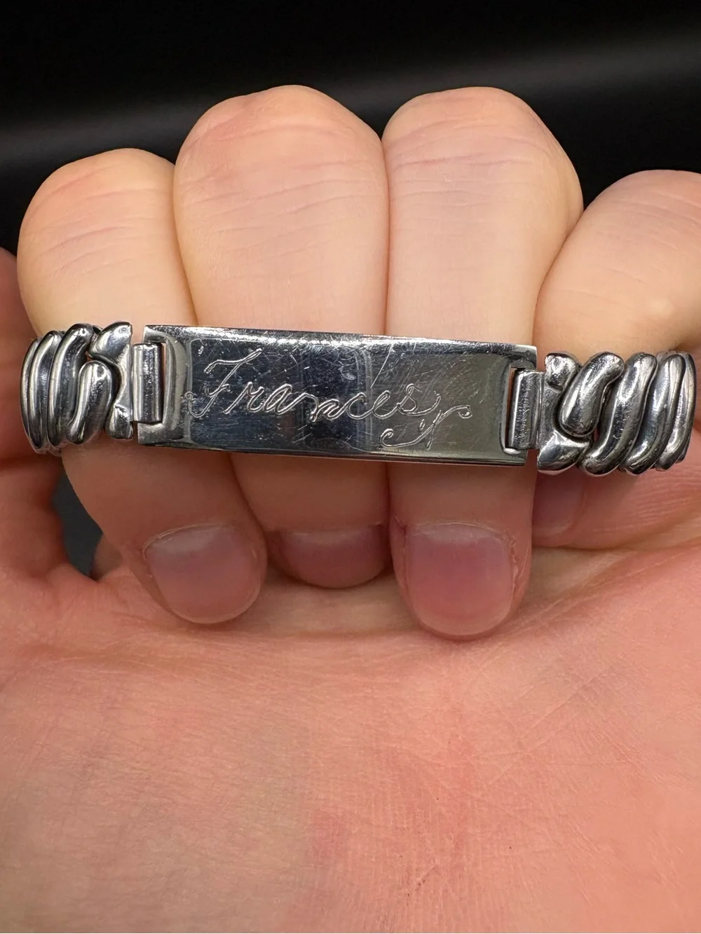 Vtg “Frances” Child’s ID Bracelet